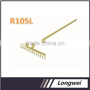 Gardening Tools Steel Grass Rake 105 With Long Handle thumbnail-1