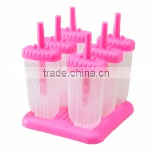 Food Grade BPA Free Plastic Reusable Popsicle Mold , Ice Cream Mould , Ice Pop Molds for Kids thumbnail-2