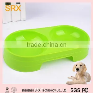 2015 High Quality Plastic Double Dog Dish / Colorful Double Dog Bowl,2015 High Quality Plastic Colorful Pet Bowl thumbnail-2