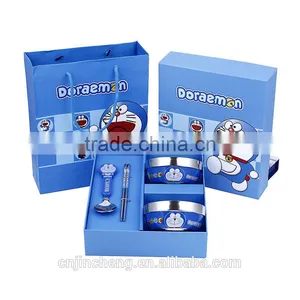 Factory Price Top Quality Hot Sale Cartoon Bowl Chopsticks Spoon Fork Gift Cutlery Set thumbnail-2