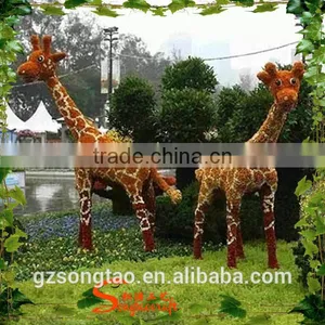 ST Friendly /Wholesale Fake Artificial Boxwood Hedge Animals Artificial Grass Topiary thumbnail-4