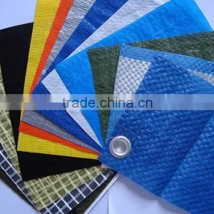 Factory Pirce 80gsm PE Tarpaulin With Aluminum Eyelets Every 100cm thumbnail-1