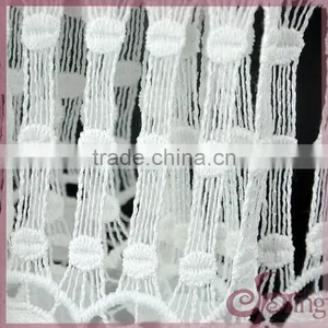 Hollow-out Graceful Embroidery Design Tassel Fringe Cotton Fabric Lace thumbnail-2