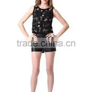 Fashion Ladies Sequin Top Lady Blouse & Top thumbnail-3