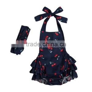 2017 High Quality Popular Selling Bubble Romper,100% Cotton Bubble Romper for Baby Girls thumbnail-4