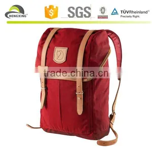 Women Leather for College Army Backpack thumbnail-2