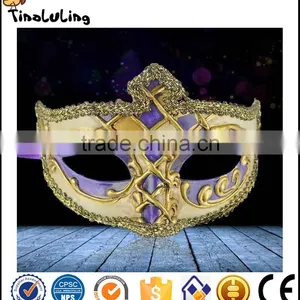 Halloween Party Stage Performance Props Princess Mask Trim Small Pointed Beauty Retro Mask thumbnail-3