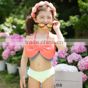 S60580B Girls Bathing Suits Lovely Children Clothing 3Pcs Sets Swimwear thumbnail-1