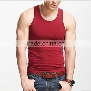 Cheap Promotional Custom Design Bodybuilding Mens Tank Top Man Vest thumbnail-5