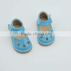 Skidproof Patent PU Leather Lovely Toddler Wholesale Squeaky Shoes thumbnail-4