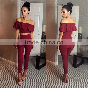 Runwaylover 009 2017 Ladies Summer Fashion Two Piece Suits thumbnail-4