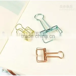 Gold /Rose Pink /Silver Wire BInder Clip thumbnail-6