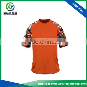 Hot Sale 100%Polyester Camo Sublimation Printed Men's Sport T-Shirts With Your Logo thumbnail-1