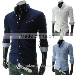 New Style Slim Fit 100% Cotton Plain Fashion t Shirt for Man thumbnail-1