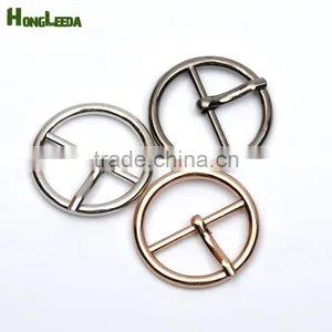 25mm 1inch Metal Alloy Pin Buckle Big Round Belt Bag Buckles Nickle,black,gold Colors BK-085 thumbnail-2