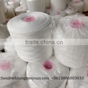 Spun Polyester Deying Color Yarn on Plastic Cone thumbnail-3