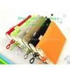 Double Side Drawstring Green Flannel Bags thumbnail-1