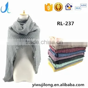 Women Plaid Cashmere Scarf Pashmina Warm Winter Scarf thumbnail-1