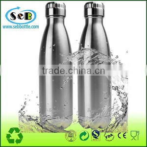 OEM 500ml Promotional Stainless Steel Cola Shape Sport Water Bottle thumbnail-1