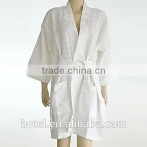 Warm Cotton Robe,custom Size Weave Waffle Robe thumbnail-3
