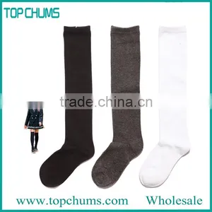 Custom School/club Logo Knee High Knit Teen Tube Socks thumbnail-1