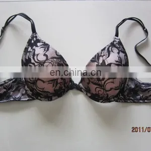 Women Sexy Seamless Printed Lace Bras thumbnail-1
