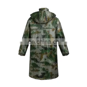 Wholesale Motorcycle Raincoat pe Pvc Waterproof Fabric Camouflage Rainsuit thumbnail-2