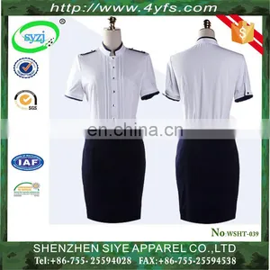 French Cuff Uniform Shirts Women thumbnail-1