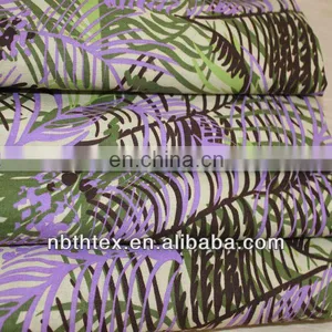Garment Use Woven Printed Linen Fabric thumbnail-1