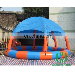 HI Customized 0.6mm PVC Tent Inflatable With Five Designs Dome Canopy Tent Outdoor thumbnail-3
