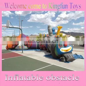 Grimace Kids Inflatable Obstacle Tunnel Games thumbnail-1