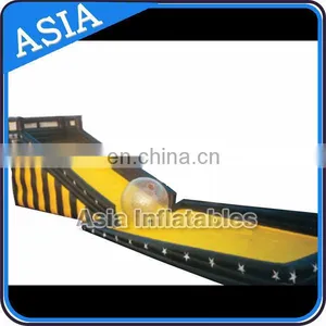 Commercial Use Outdoor Inflatable Bumper Ball Track Zorb Ball Ramp for Sale thumbnail-1