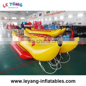Inflatable Banana Boat , Inflatable Floating Water Tube for Beach thumbnail-1