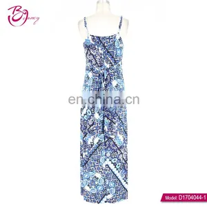 Polyester Bandeau Style High Quality One Piece Lady Frock Dress thumbnail-6