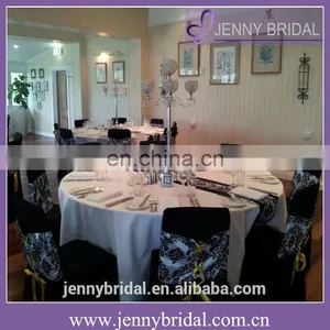 SH055A Cheap Damask Wedding Chair Sash thumbnail-1