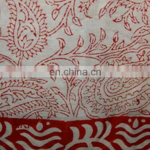 Coqueta Swimwear Block Print Cotton Cover up Beach Sarong Pareo Canga Swimsuit Wrap_Wholesale Pareo/Sarong thumbnail-3