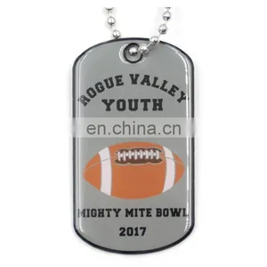 Custom Football Dog Tag With Epoxy From China Manufacturer thumbnail-1