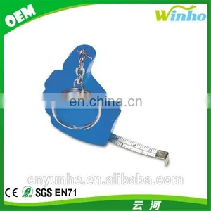 Thumbs Up Tape Measure Key Chain thumbnail-1