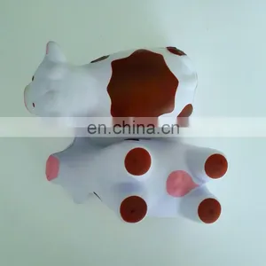 Hot Sale High Quality PU Stress Ball Cow Shape/PU Funny Cow Toy/customed PU Promotional Gift Cow thumbnail-3