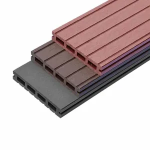 Wholesale Cheap Wood Plastic Composite Decking Good Price WPC Floor Outdoor thumbnail-5
