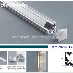 Anodized Led Strip Aluminium Profile for Led Strips Recessed Channel thumbnail-3