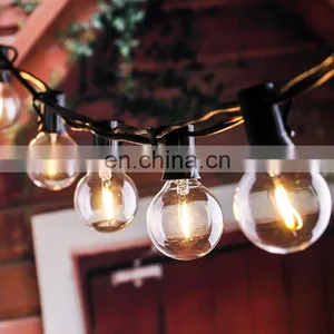 LED String Light G40 25ft With Edison Filament Bulb for Outdoor Indoor Holiday Lighting-EU UK Plug thumbnail-4