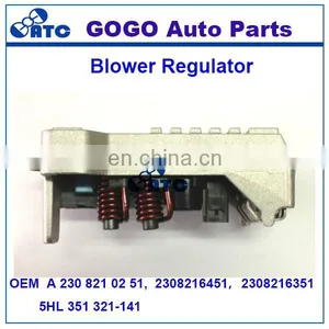 High Quality Heater Blower Resistor for Benz OEM A 230 821 02 51, 2308216451,2308216351,5HL 351 321-141 thumbnail-3