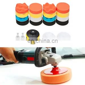 High End Custom Design Car Care Waves Sponge Polishing Wheel thumbnail-5