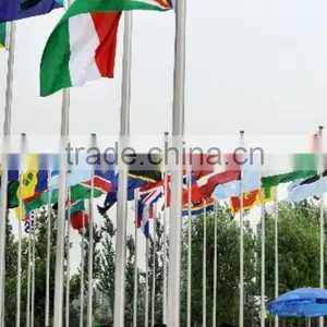 Olympic Village Flag Poles-Manual External Halyard Tapered Flag Pole thumbnail-1