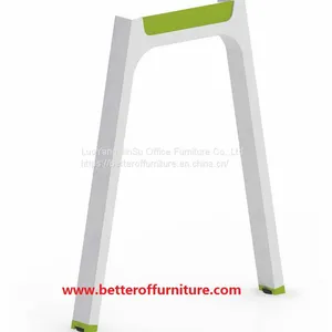 A3060 Steel Frame 4 Person Office Table Furniture 2-2 Face to Face Divider Space thumbnail-2