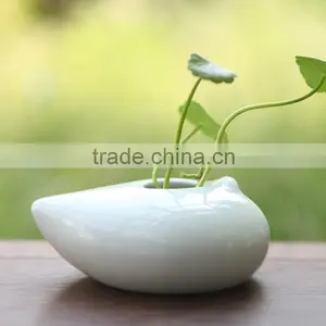 2015 Hot Ceramic Mini Square Flower Pots Ceramic Animal Plant Pot thumbnail-1
