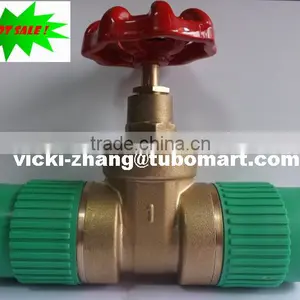 PPR Gate Valve Brass Gate Valve With PPR 2 Sides Union From PPR Factory by DIN8077/8078 thumbnail-1