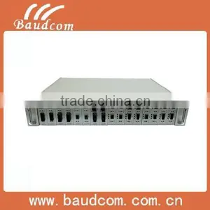 SFP to SFP,1FX+2TP Manageable Media Converter thumbnail-1