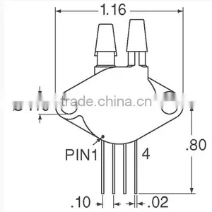 (New and Original)IC Components Parts XPC01DTC Pressure Sensors Transducers Transmitter XPC SENSOR DIFF VACUUM GAUGE 1PSI thumbnail-2